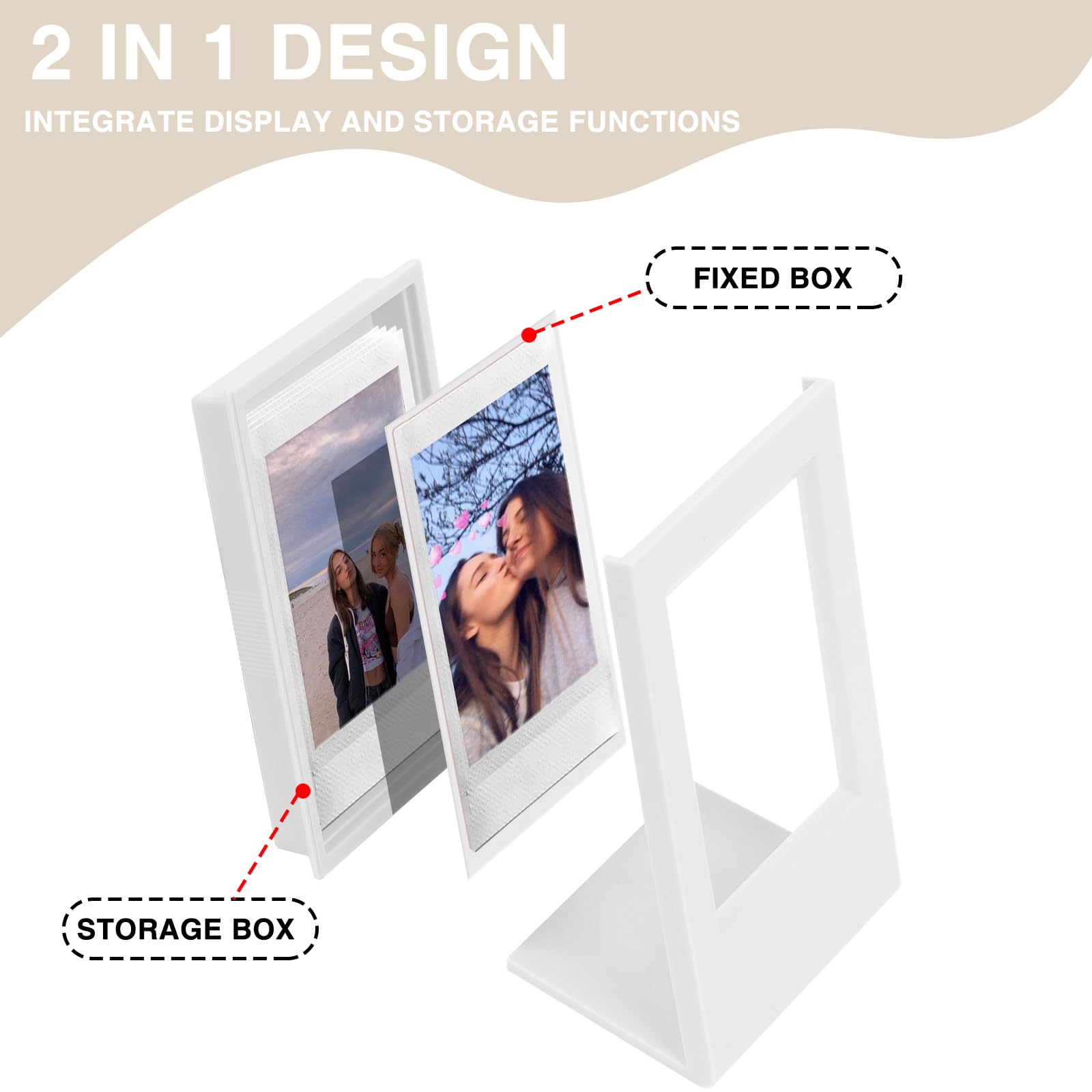 Elil Instax Mini ウォールフレーム 3.4インチx15.7インチ Amazon.com: Elil Instax Mini Photo Frame Accessories with